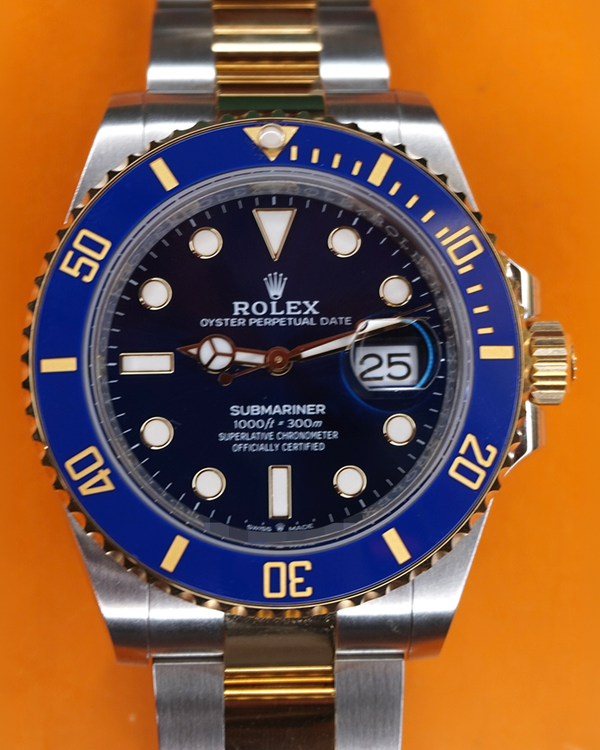 2025 Rolex Submariner Date "Bluesy" 41MM Blue DIal Two-Tone Oyster Bracelet (126613LB)