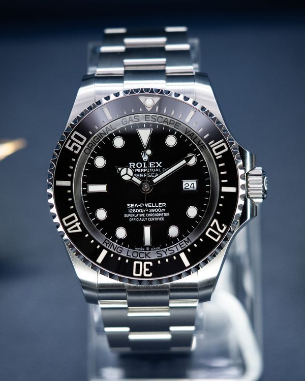2022 Rolex Sea-Dweller Deepsea 44MM Black Dial Oyster Bracelet (126660)