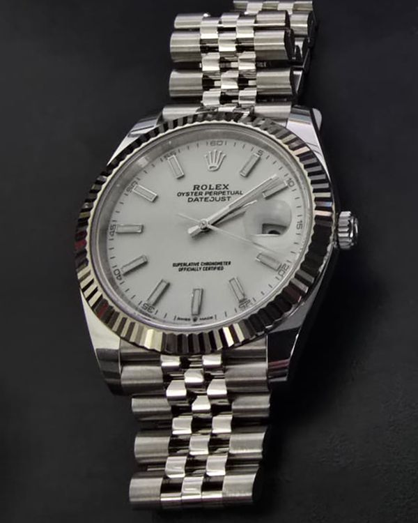 2026 Rolex Datejust 41MM Silver Dial Jubilee Bracelet (126334)