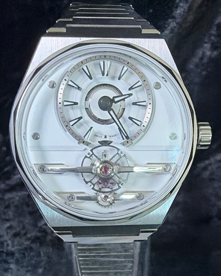 2025 Christopher Ward The Twelve C12 Loco 41MM White Dial Steel Bracelet (C12-41H6D1-S00W0)