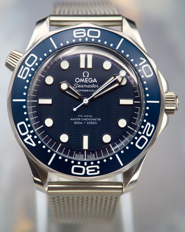 2023 Omega Seamaster Diver 300M "James Bond 60th Anniversary" 42MM Blue Dial Steel Bracelet (210.30.42.20.03.002)