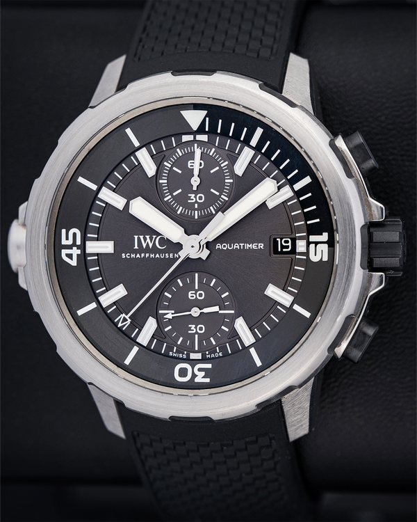 2017 IWC Schaffhausen Aquatimer 46MM Grey Dial Rubber Strap (IW379506)