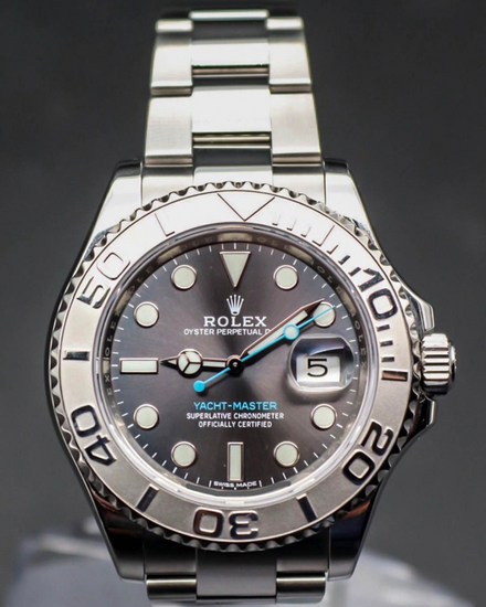 2019 Rolex Yacht-Master 40MM Rhodium Dial Oyster Bracelet (116622)