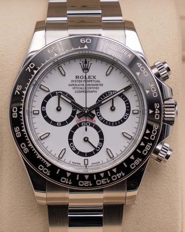 2025 Rolex Cosmograph Daytona "Panda" 40MM White Dial Oyster Bracelet (126500LN)