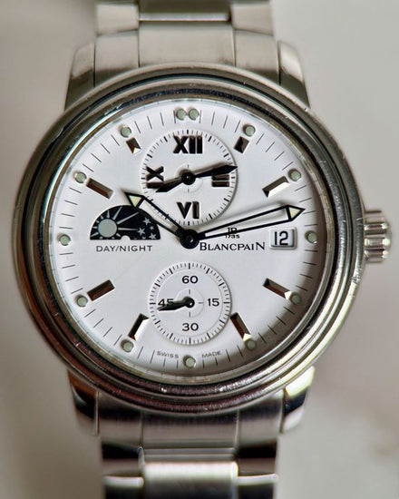 Blancpain Leman 38MM White Dial Steel Bracelet (2160-1127-71)