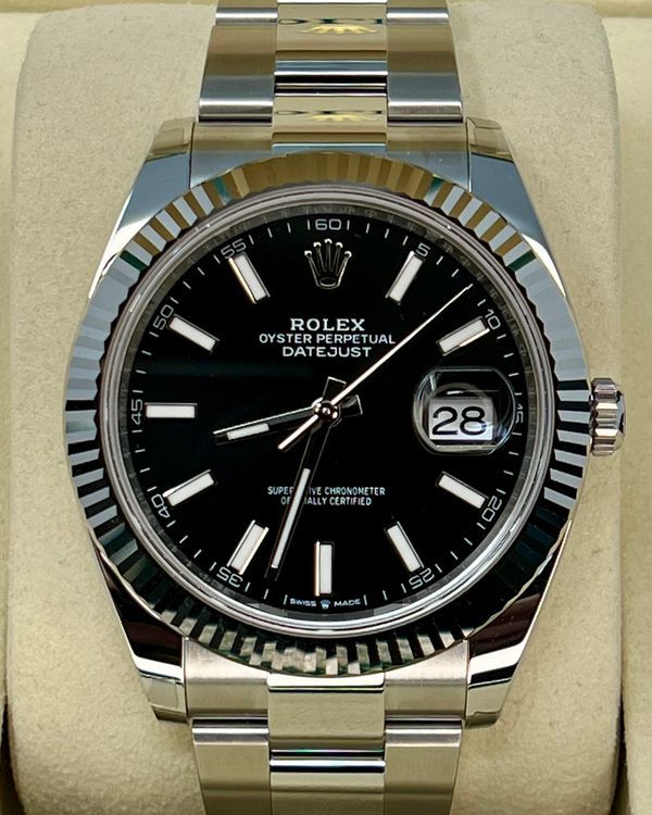 2026 Rolex Datejust 41MM Black Dial Oyster Bracelet (126334)