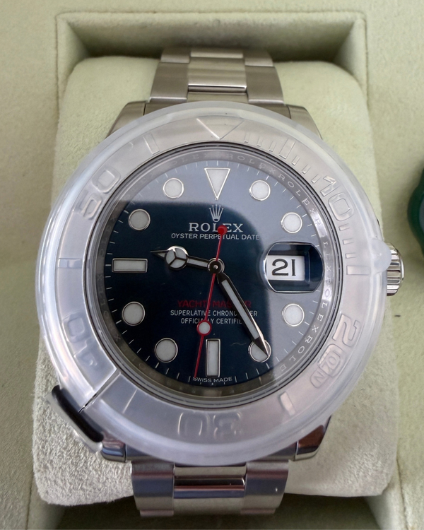 2017 Rolex Yacht-Master 40MM Blue Dial Oyster Bracelet (116622)