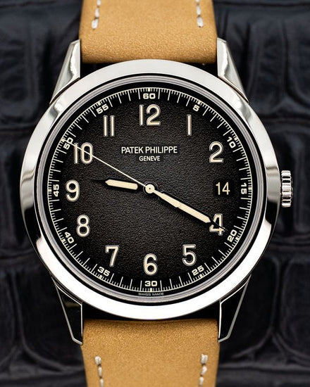 2024 Patek Philippe Calatrava 40MM Grey Dial Leather Strap (5226G-001)