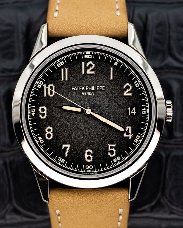 2024 Patek Philippe Calatrava 40MM Grey Dial Leather Strap (5226G-001)