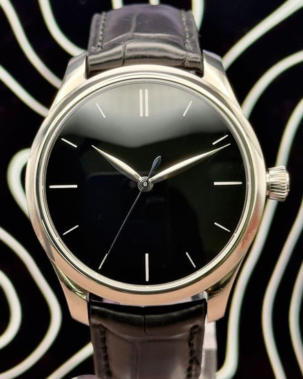 2023 H. Moser & Cie Endeavour 40MM Black Dial Leather Strap (1200-1235)