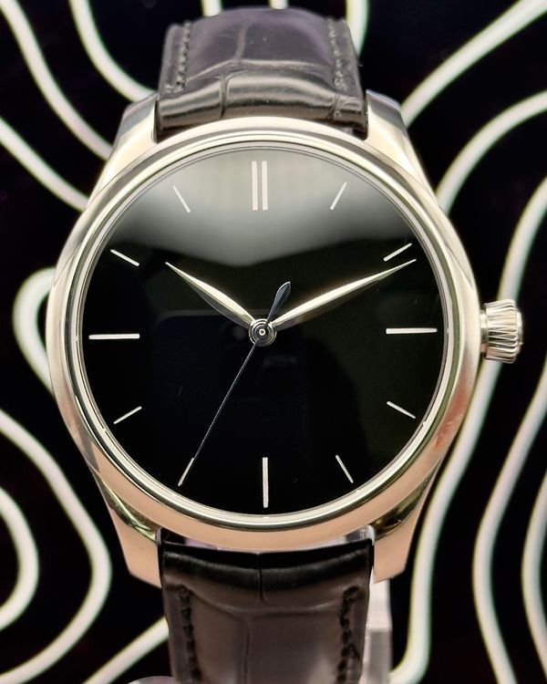 2023 H. Moser & Cie Endeavour 40MM Black Dial Leather Strap (1200-1235)