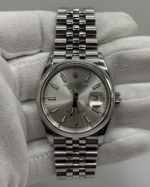2019 Rolex Datejust 36MM Silver Dial Jubilee Bracelet (126200)