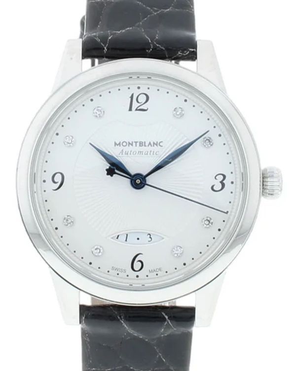 Montblanc Boheme 30MM Silver Dial Leather Strap (111055)