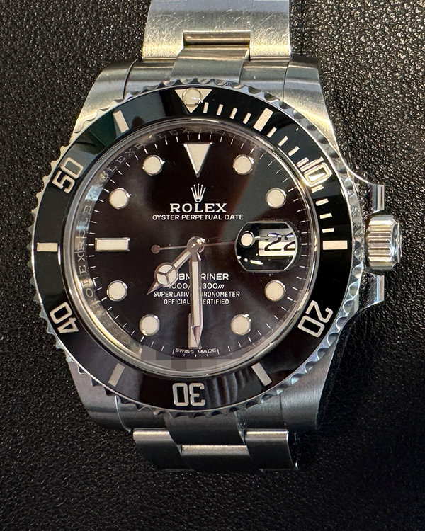 2019 Rolex Submariner Date 40MM Black Dial Oyster Bracelet (116610LN)