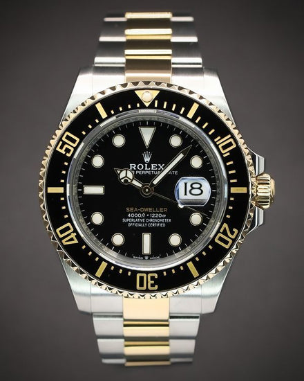 Rolex Sea-Dweller 43MM Black Dial Two-Tone Oyster Bracelet (126603)