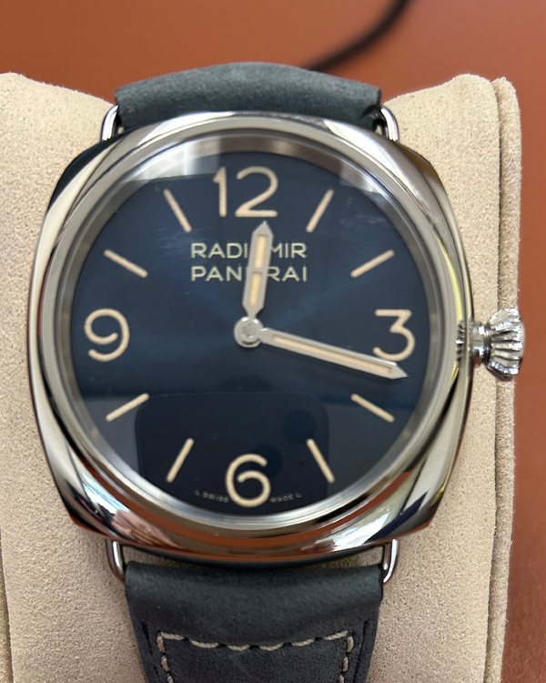 2025 Panerai Radiomir Officine 45MM Blue Dial Leather Strap (PAM01383)