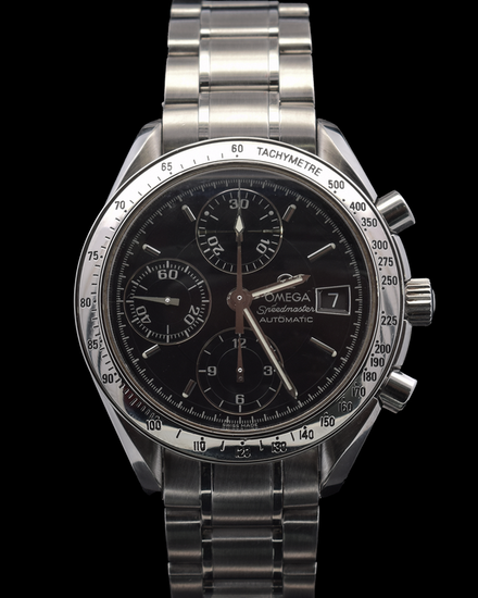 Omega Speedmaster Date 39MM Black Dial Steel Bracelet (3513.50.00)