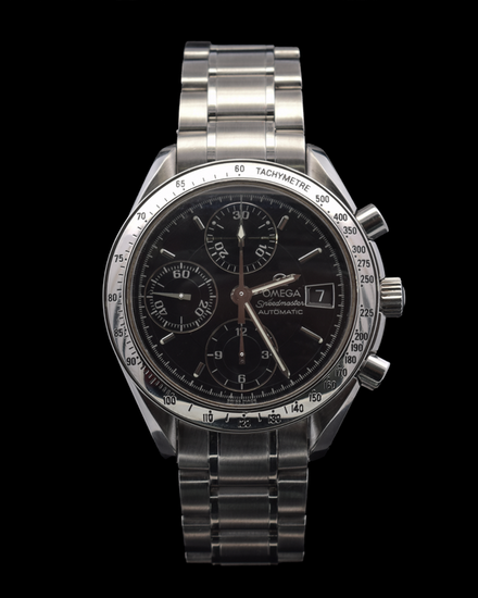Omega Speedmaster Date 39MM Black Dial Steel Bracelet (3513.50.00)