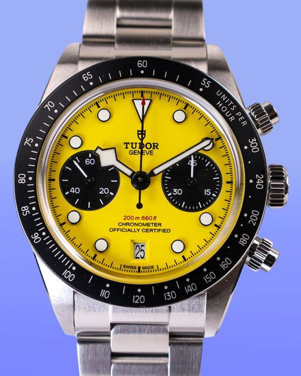 2026 Tudor Black Bay Chrono "Bumblebee" 39MM Yellow Dial Steel Bracelet (79310N)