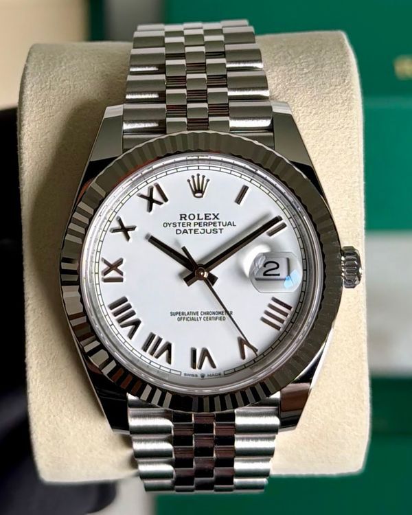 2026 Rolex Datejust 41MM White Dial Jubilee Bracelet (126334)