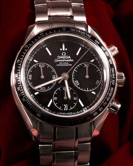 No Reserve - 2021 Omega Speedmaster Racing 40MM Black Dial Steel Bracelet (326.30.40.50.01.001)