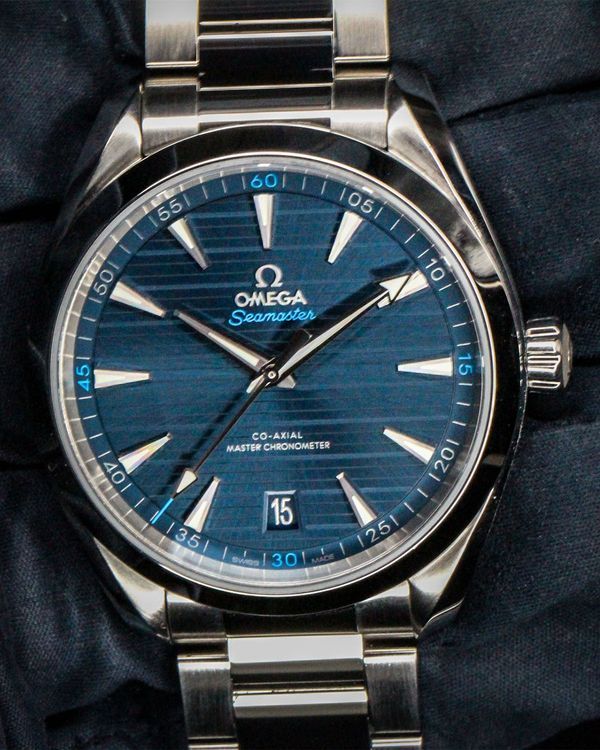 No Reserve - 2023 Omega Seamaster Aqua Terra 150M 41MM Blue Dial Steel Bracelet (220.10.41.21.03.001)