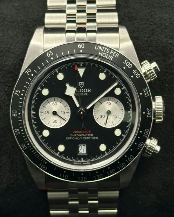 2026 Tudor Black Bay Chrono "Reverse Panda" 41MM Black Dial Steel Bracelet (79360N)
