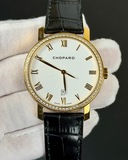 Chopard Classic 40MM White Dial Leather Strap (171278-0001)