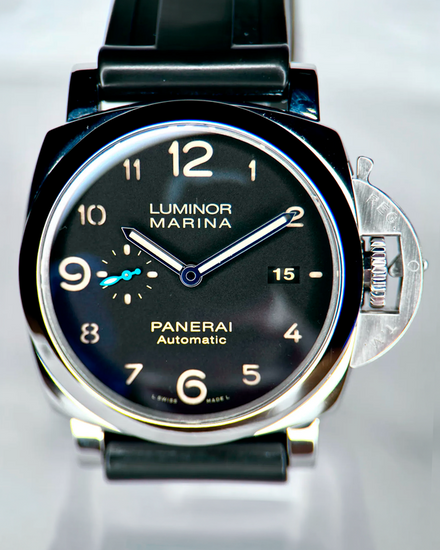 Panerai Luminor Marina 1950 3 Days 44MM Black Dial Rubber Strap (PAM01359)