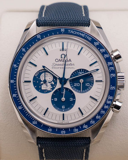 2025 Omega Speedmaster Anniversary Series “Silver Snoopy Award” 42MM Silver Dial Textile Strap (310.32.42.50.02.001)