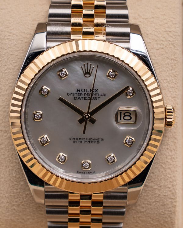 2019 Rolex Datejust 41MM Mother of Pearl Dial Two-Tone Jubilee Bracelet (126333)