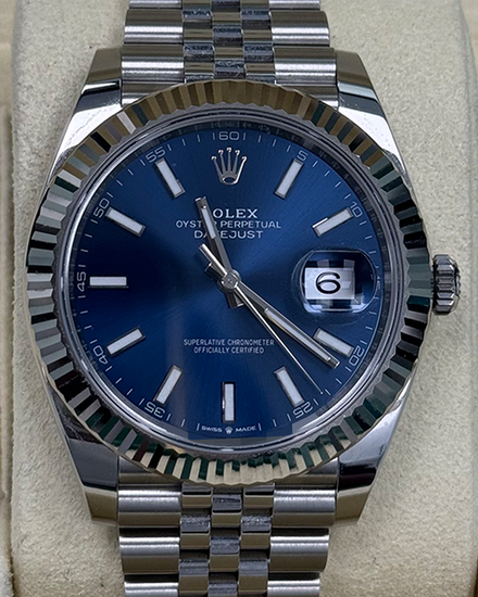 2024 Rolex Datejust 41MM Blue Dial Jubilee Bracelet (126334)