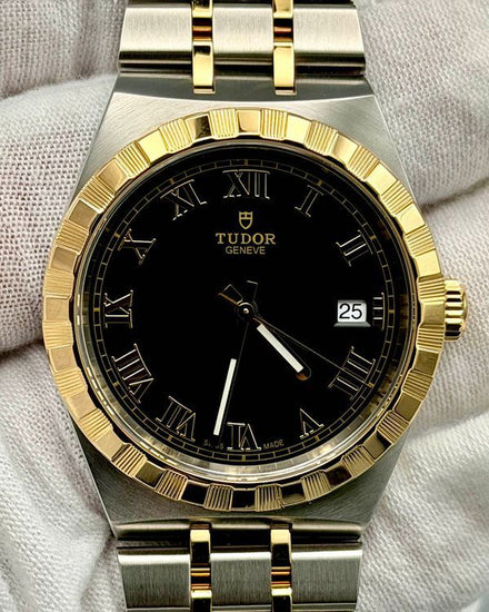 2026 Tudor Royal 38MM Black Dial Two-Tone Bracelet (28503)
