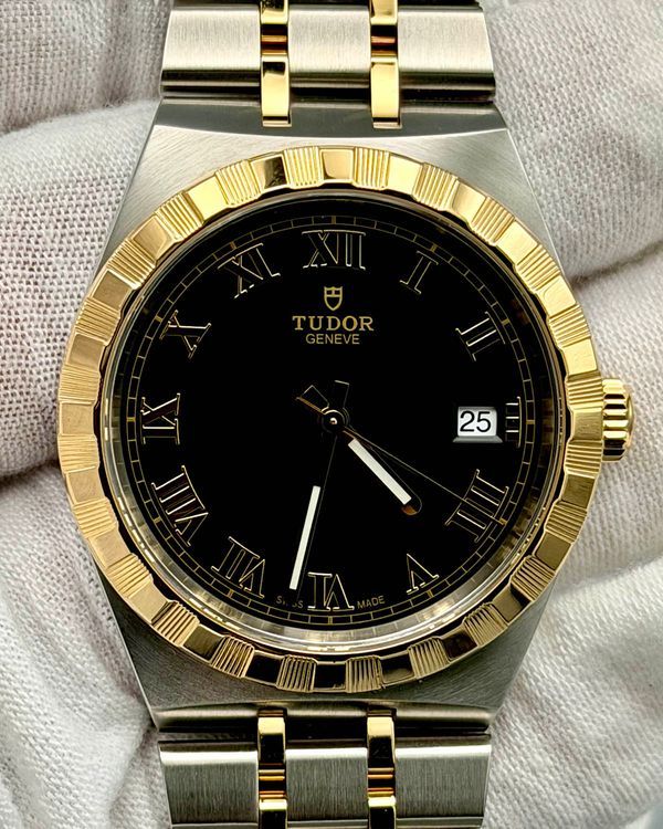 2026 Tudor Royal 38MM Black Dial Two-Tone Bracelet (28503)