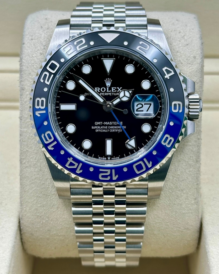 2026 Rolex GMT-Master II "Batgirl" 40MM Black Dial Jubilee Bracelet (126710BLNR)