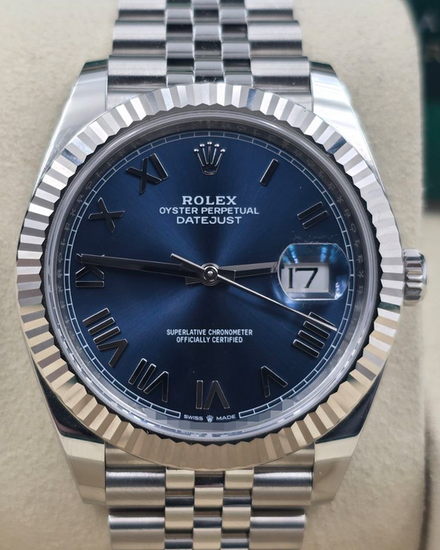 2026 Rolex Datejust 41MM Blue Dial Jubilee Bracelet (126334)