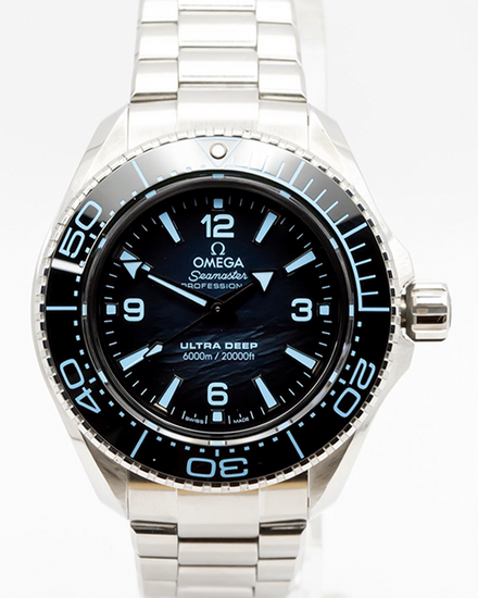 2024 Omega Seamaster Planet Ocean 6000M Ultra Deep 45.5MM "Summer" Blue Dial Steel Bracelet (215.30.46.21.03.002)