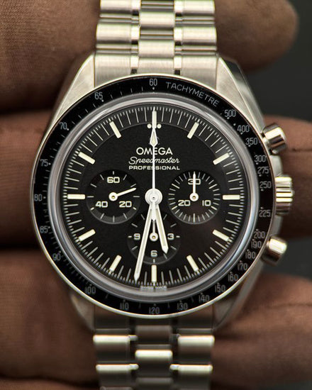 2023 Omega Speedmaster Professional Moonwatch 42MM Black Dial Steel Bracelet (310.30.42.50.01.002)