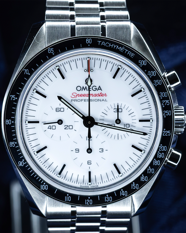 2025 Omega Speedmaster Professional Moonwatch 42MM White Dial Steel Bracelet (310.30.42.50.04.001)