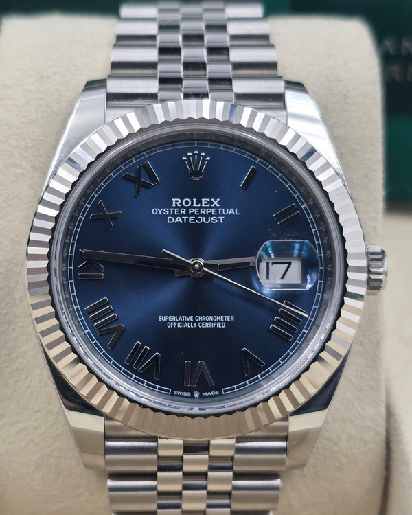 2026 Rolex Datejust 41MM Blue Dial Jubilee Bracelet (126334)