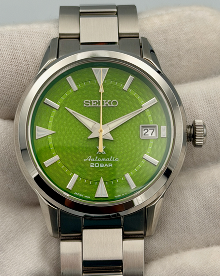 2026 Seiko Prospex Alpinist "Bamboo Grove" L.E. 38MM Green Dial Steel Bracelet (SPB435J1)
