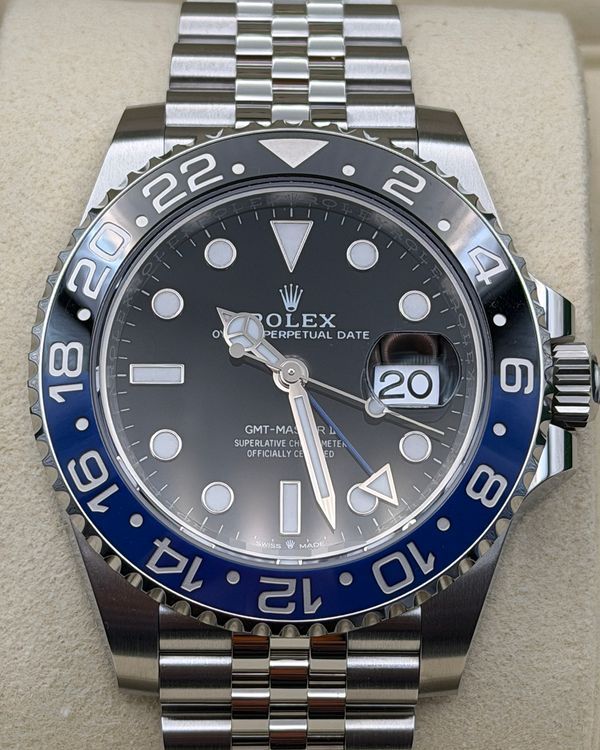 2026 Rolex GMT-Master II "Batgirl" 40MM Black Dial Jubilee Bracelet (126710BLNR)