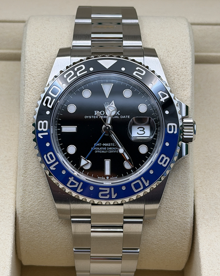 2026 Rolex GMT-Master II "Batman" 40MM Black Dial Oyster Bracelet (126710BLNR)
