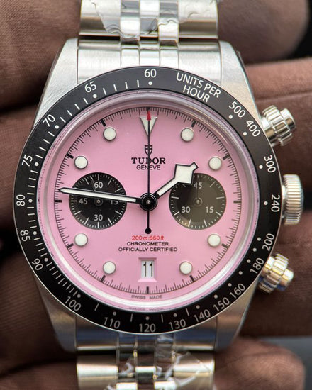2026 Tudor Black Bay Chrono "Flamingo" 41MM Pink Dial Steel Bracelet (79360N)