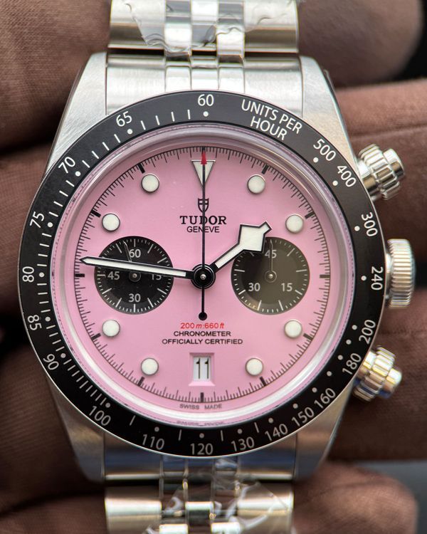2026 Tudor Black Bay Chrono "Flamingo" 41MM Pink Dial Steel Bracelet (79360N)