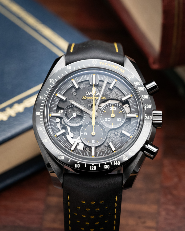2021 Omega Speedmaster Dark Side of the Moon "Apollo 8" 44.25MM Black Dial Leather Strap (311.92.44.30.01.001)