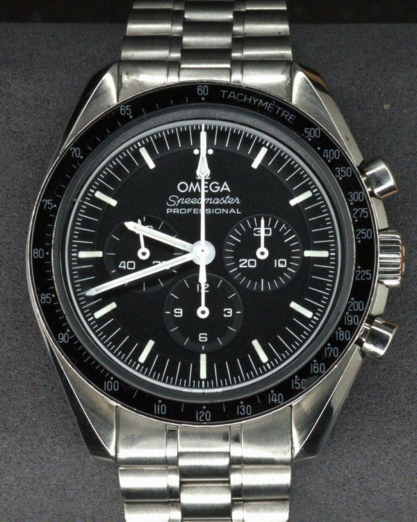 2022 Omega Speedmaster Professional Moonwatch 42MM Black Dial Steel Bracelet (310.30.42.50.01.001)
