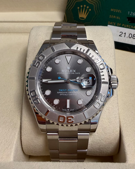 2025 Rolex Yacht-Master 40MM Rhodium Dial Oyster Bracelet (126622)