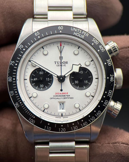 2022 Tudor Black Bay Chrono "Panda" 41MM White Dial Steel Bracelet (79360N)