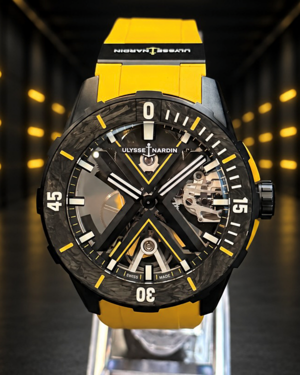 Ulysse Nardin Diver X L.E. 44MM Skeleton Dial Rubber Strap (3723-170LE-2A-BLACK/3B)